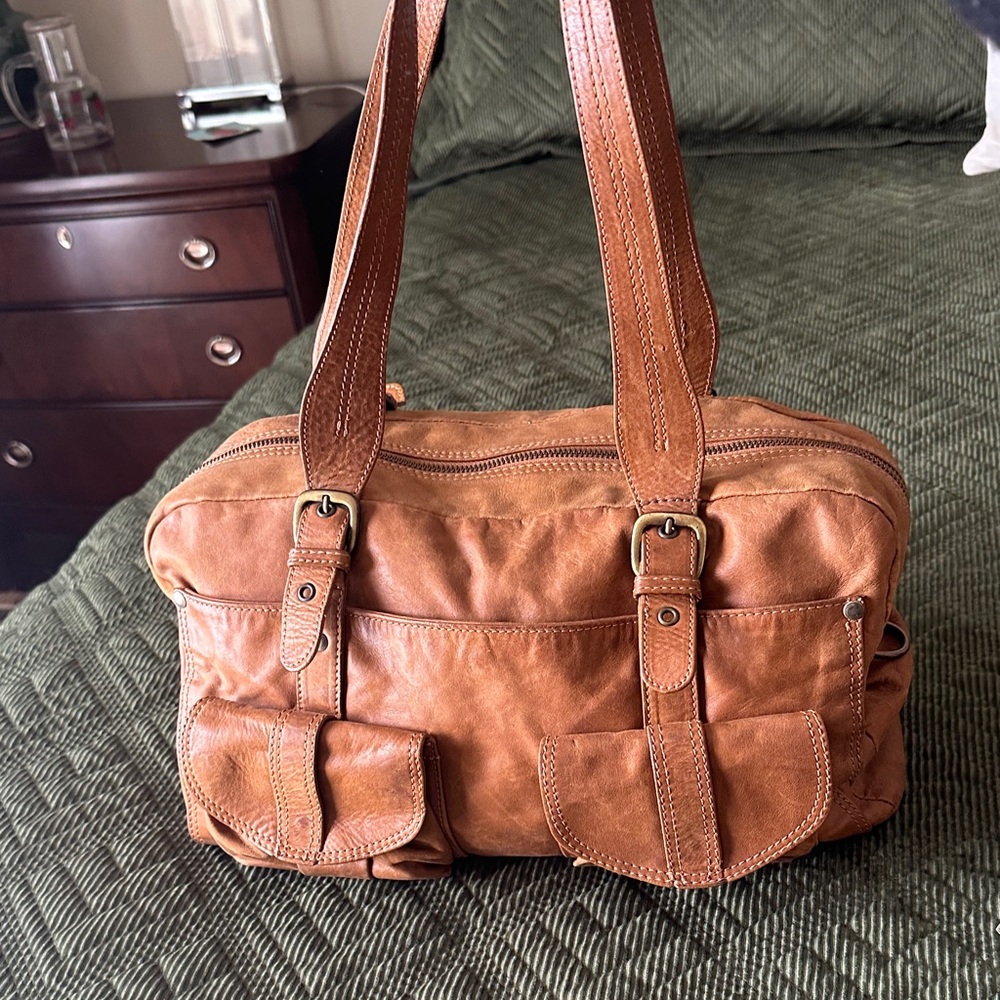 Vintage Browns leather bag